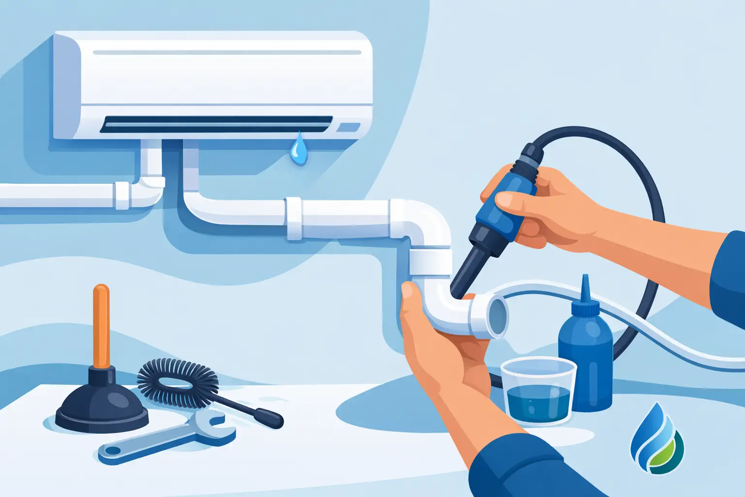How to Clean Condensate Drain Lines Safely